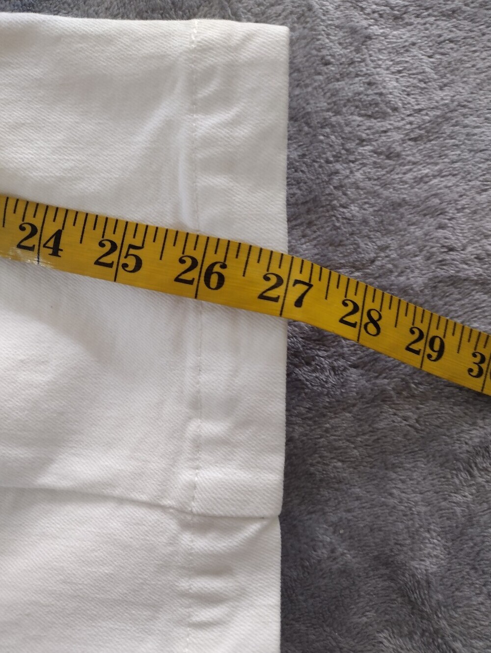 Madewell  Curvy Emmett Wide-Leg Jean in Tile White Size 28 - Picture 9 of 9